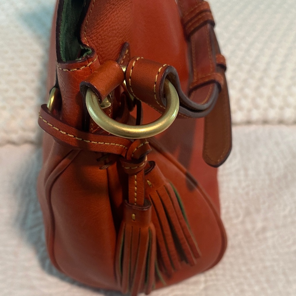 Dooney & Bourke Women's Tan Leather Bag - Picture 12 of 12